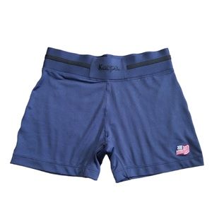 Kaepa Women’s Navy Athletic Spandex Shorts‎ Sz. Small